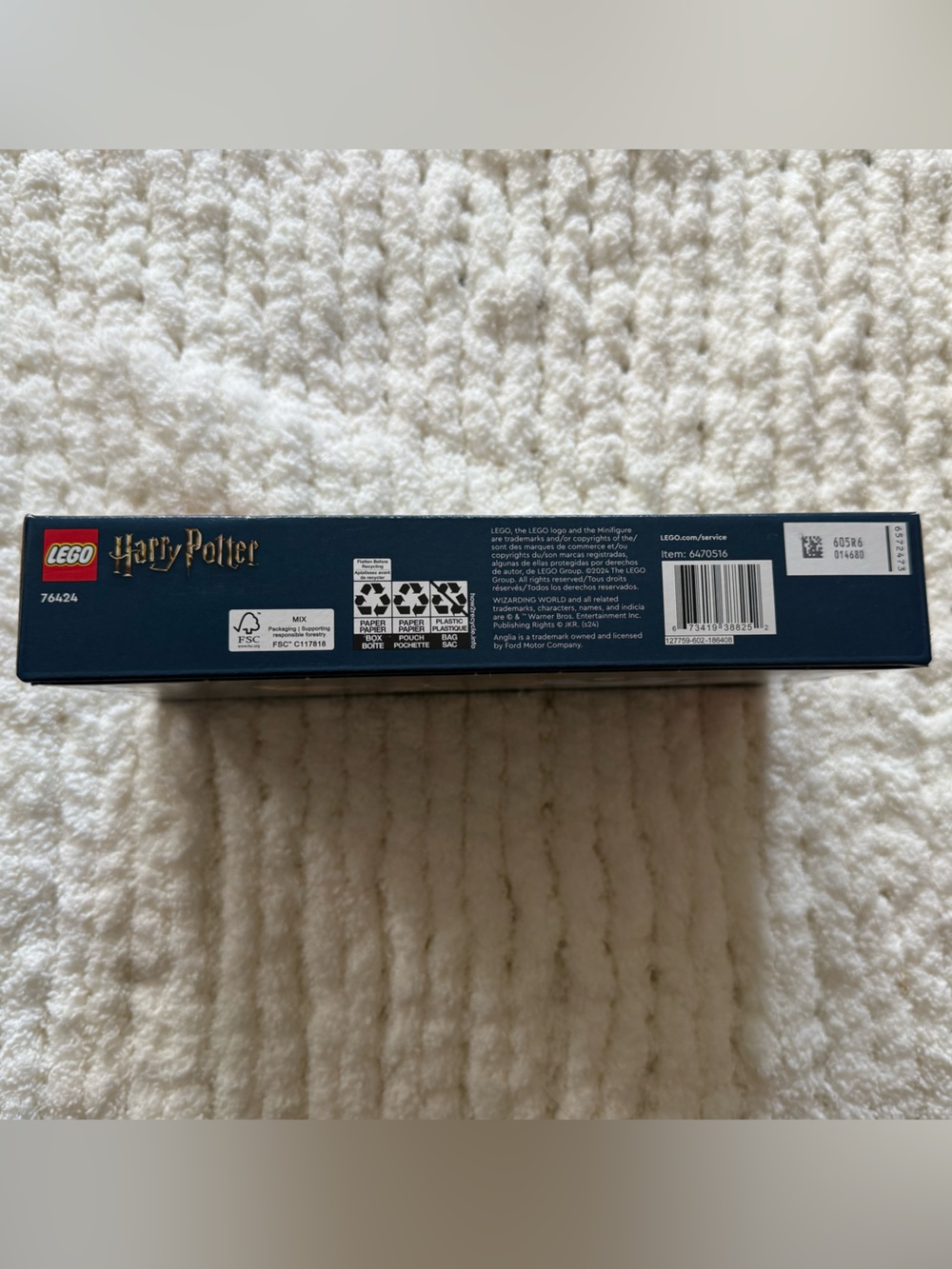 Lego Harry Potter Light Blue Flying Ford Anglia Building Set - Picture 4 of 7